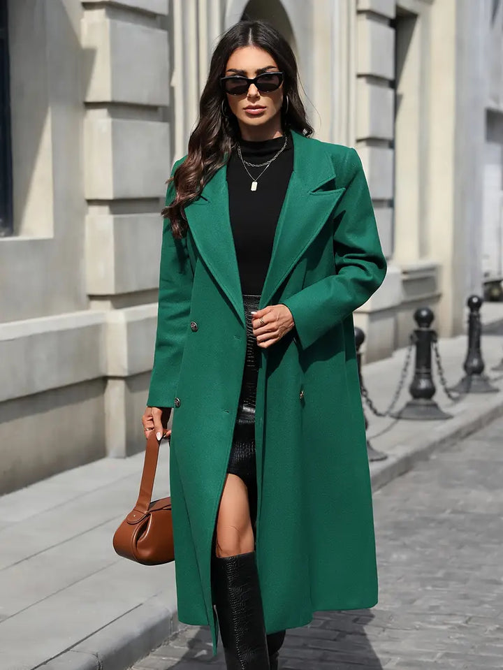 Damski elegancki płaszcz